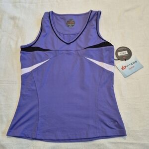 Bollé Purple Athletic Tank Top Sleeveless Activewear Top Size S NEW